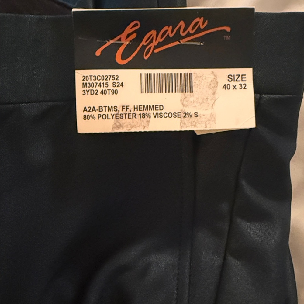 Egara Men's Navy Dress Pants